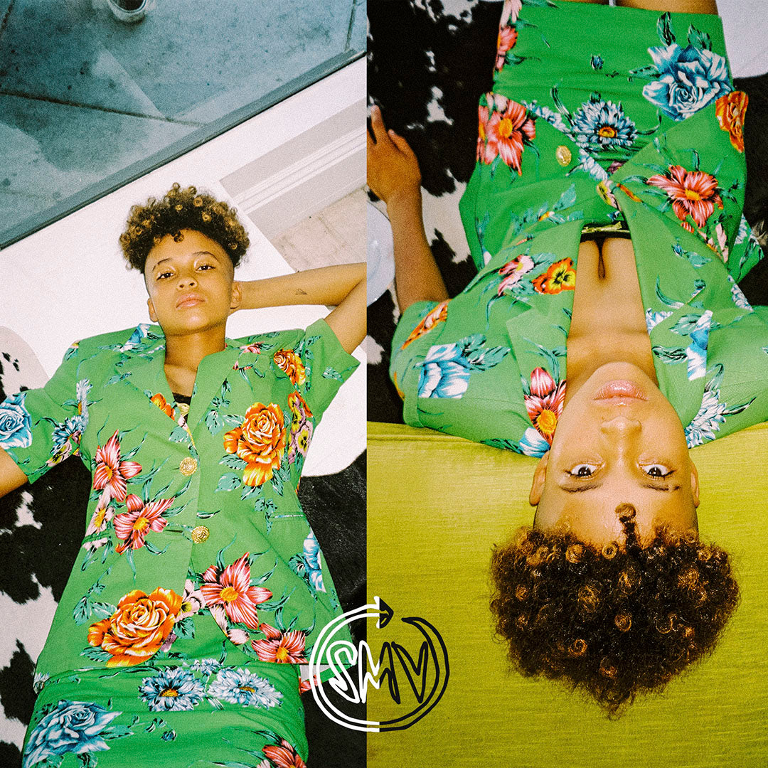 sami miro vintage collection at fourtwofour on fairfax lookbook collage by kristen bromiley