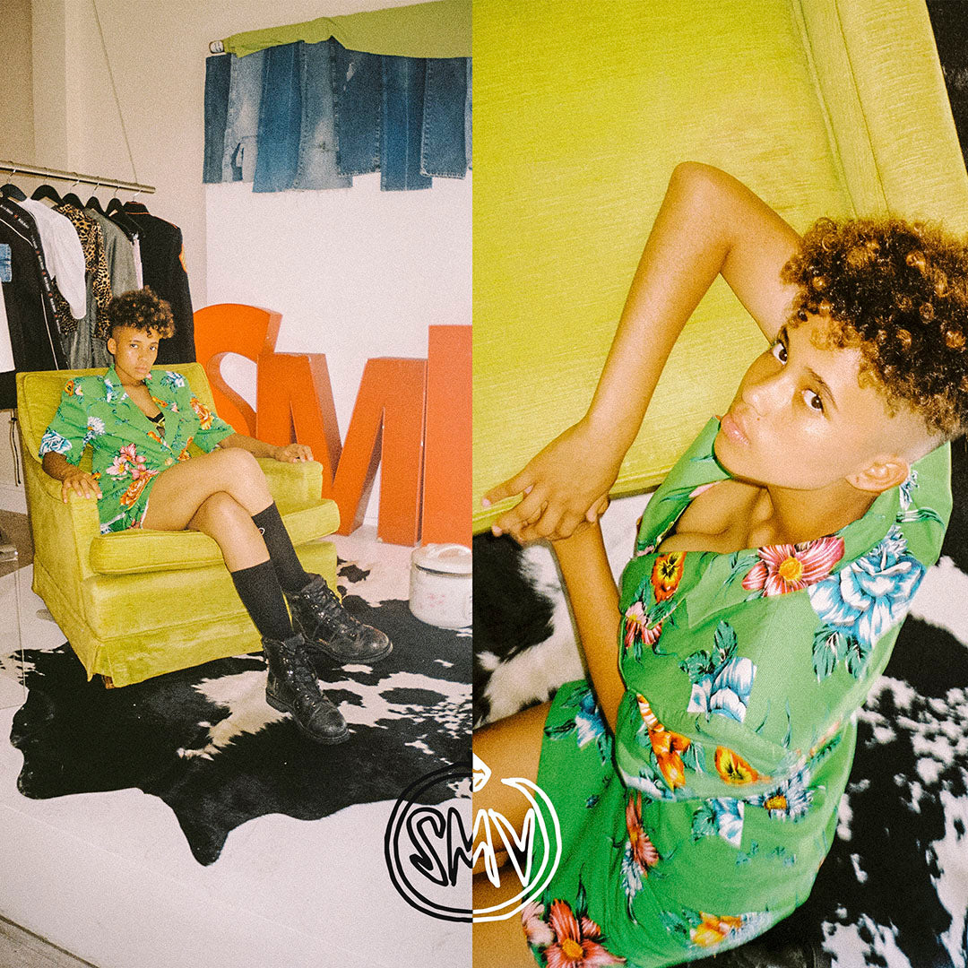 sami miro vintage collection at fourtwofour on fairfax lookbook collage by kristen bromiley