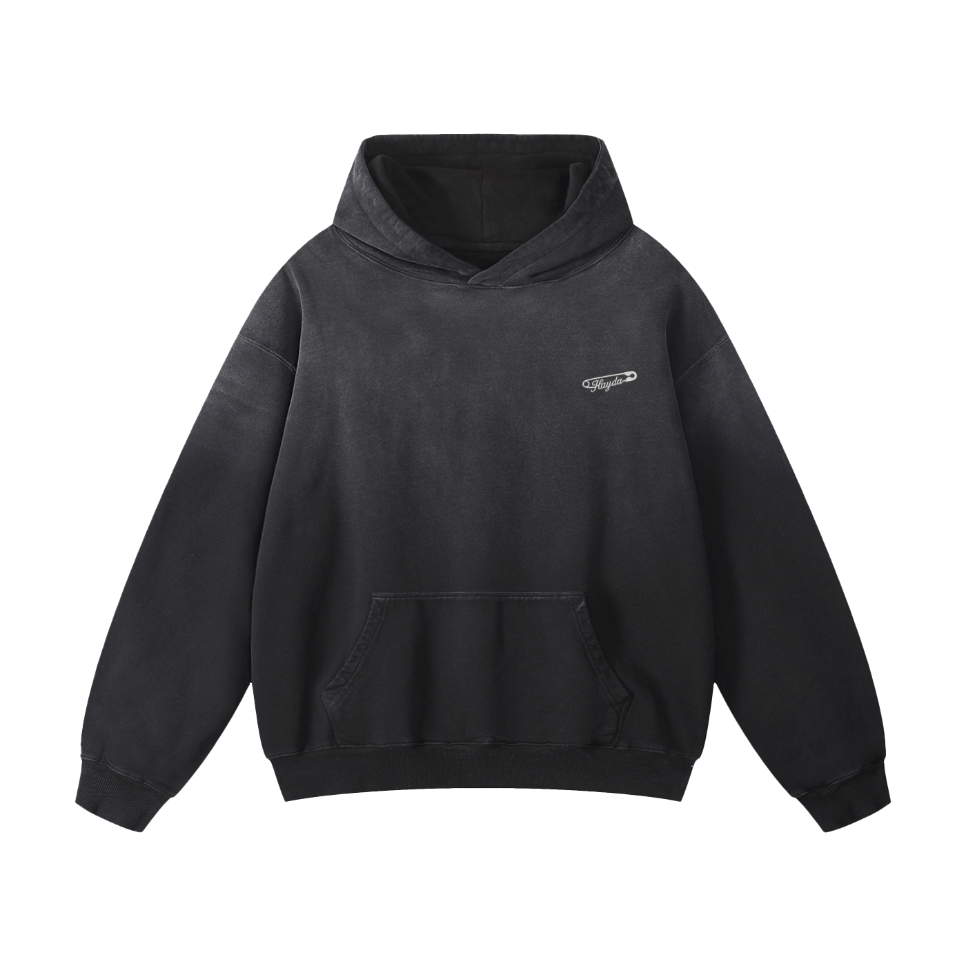 Hayda Heavyweight Sunfade Oversized Hoodie front