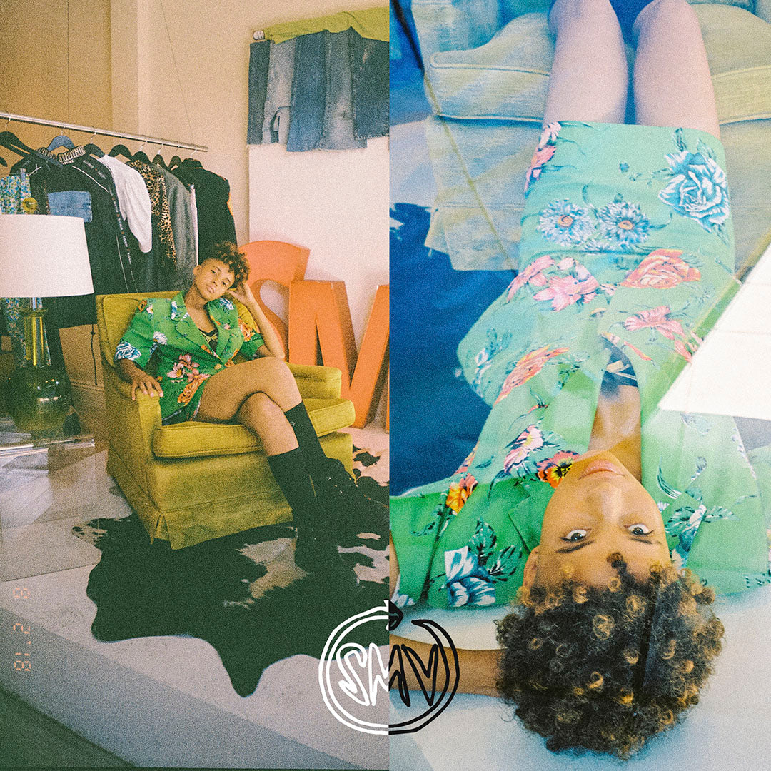sami miro vintage collection at fourtwofour on fairfax lookbook collage by kristen bromiley