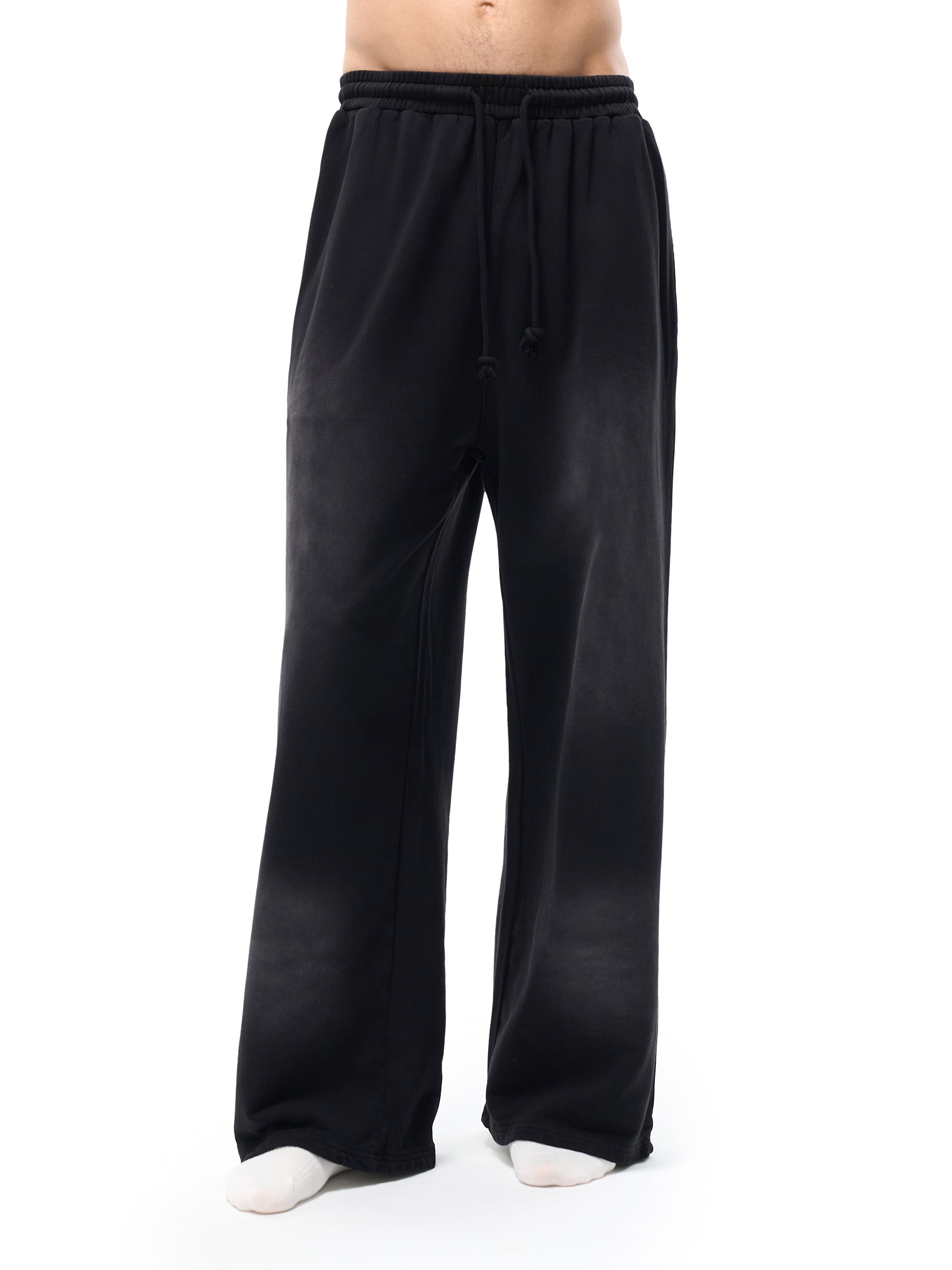 washed finish Hayda Studios Sun Faded Wide-Leg Sweatpant 