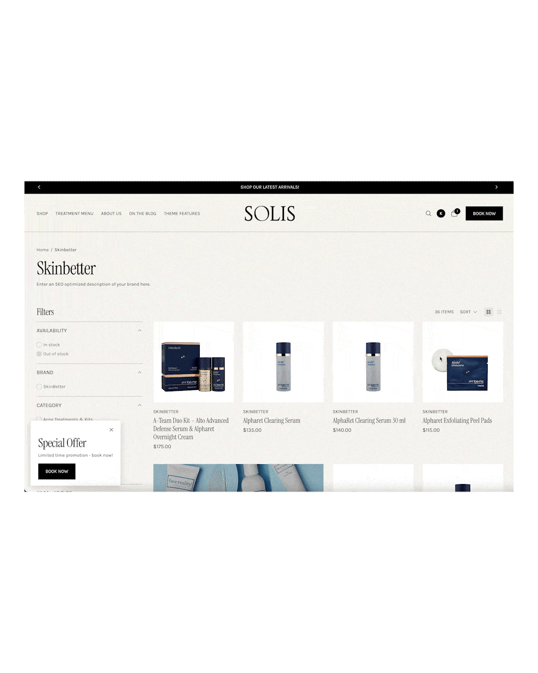 SOLIS Shopify Theme